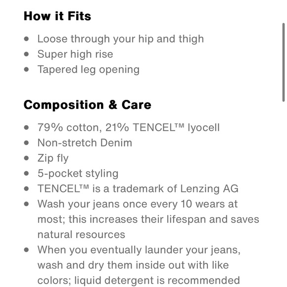 Levi’s High Loose Taper Jeans - Picture 7 of 7